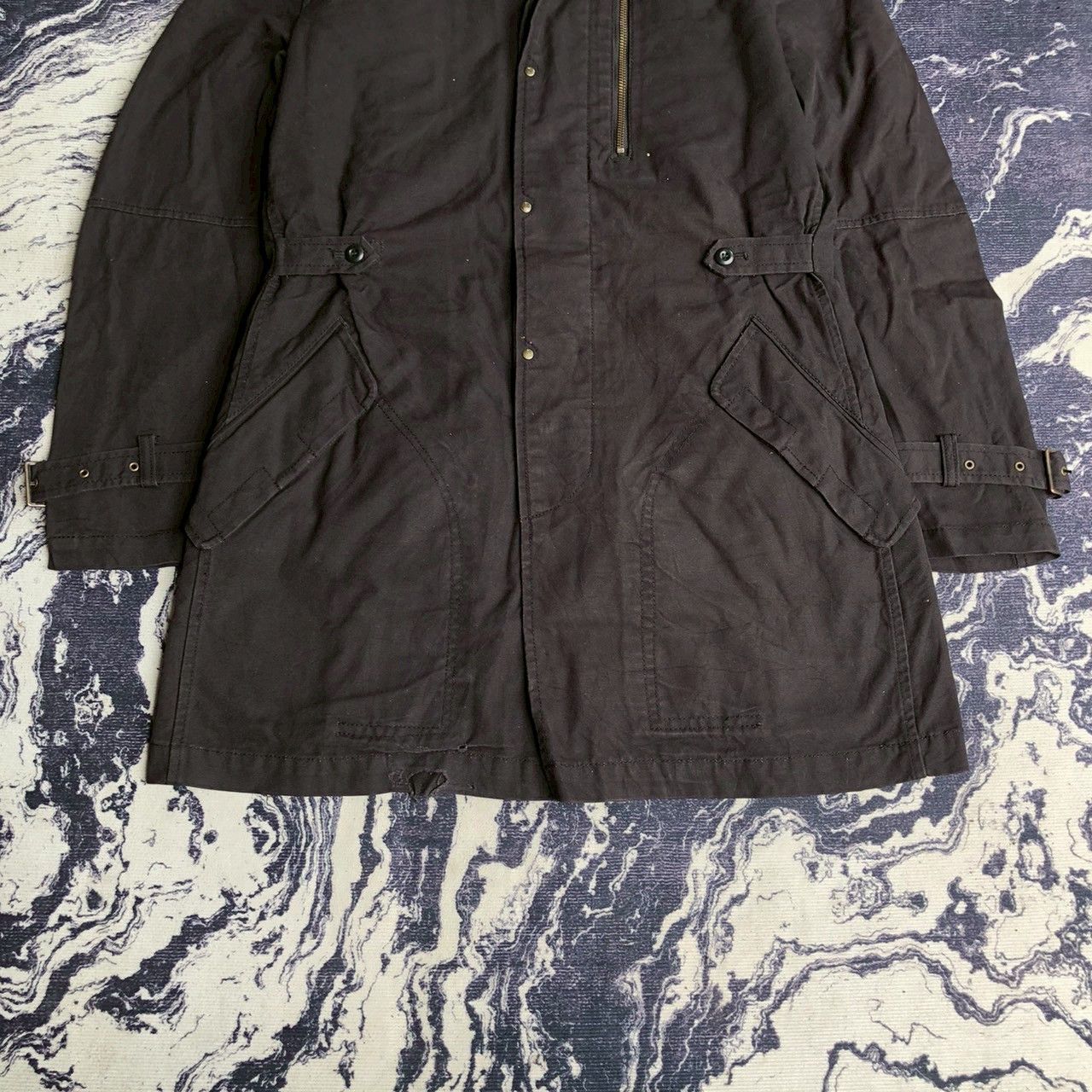 PPFM Vintage Y2K PPFM Tactical Jacket Hidden Hood Black Size US M / EU 48-50 / 2 - 5 Thumbnail