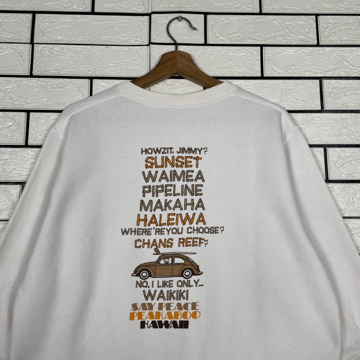 Japanese Brand Peakaboo Hawaii Sweatshirt Size M / US 6-8 / IT 42-44 - 8 Thumbnail