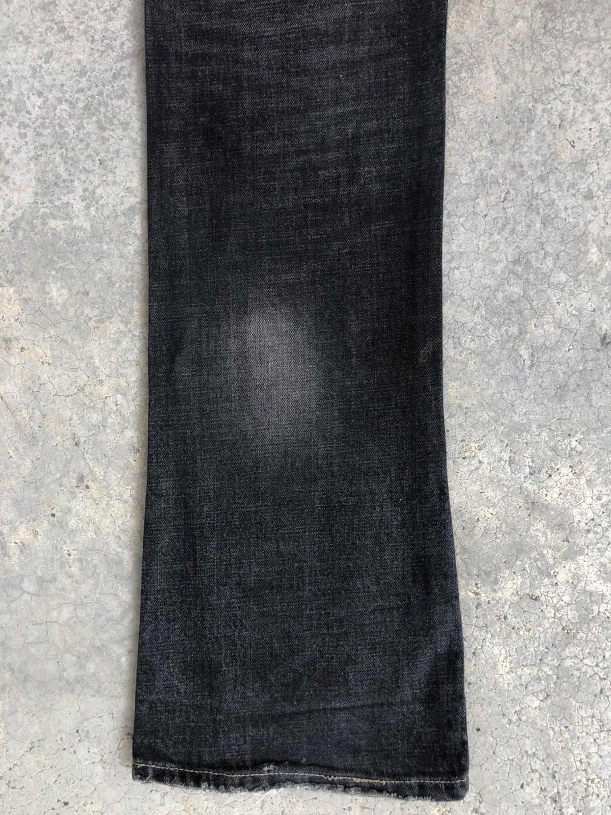 If Six Was Nine Japanese Urban Flared Jeans Double Waist Distressed Denim Size US 32 / EU 48 - 11 Thumbnail