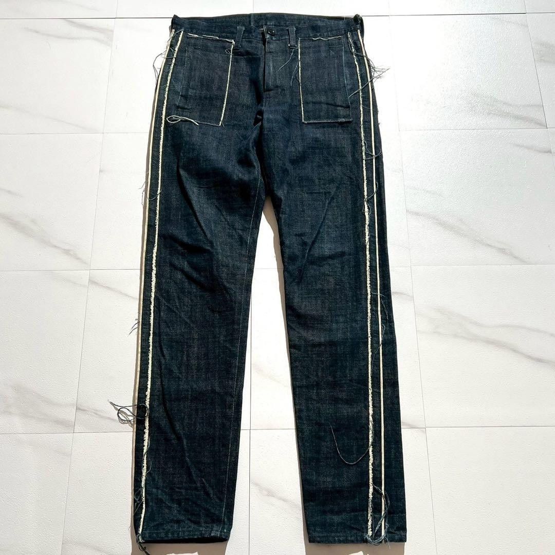 Yohji Yamamoto POUR HOMME 15SS Straight Denim Pants Indigo Size 2