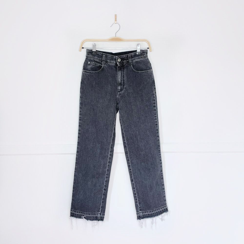 Stella McCartney stella mccartney split raw hem straight jeans Size 24" / US 00 / IT 34 - 1 Thumbnail