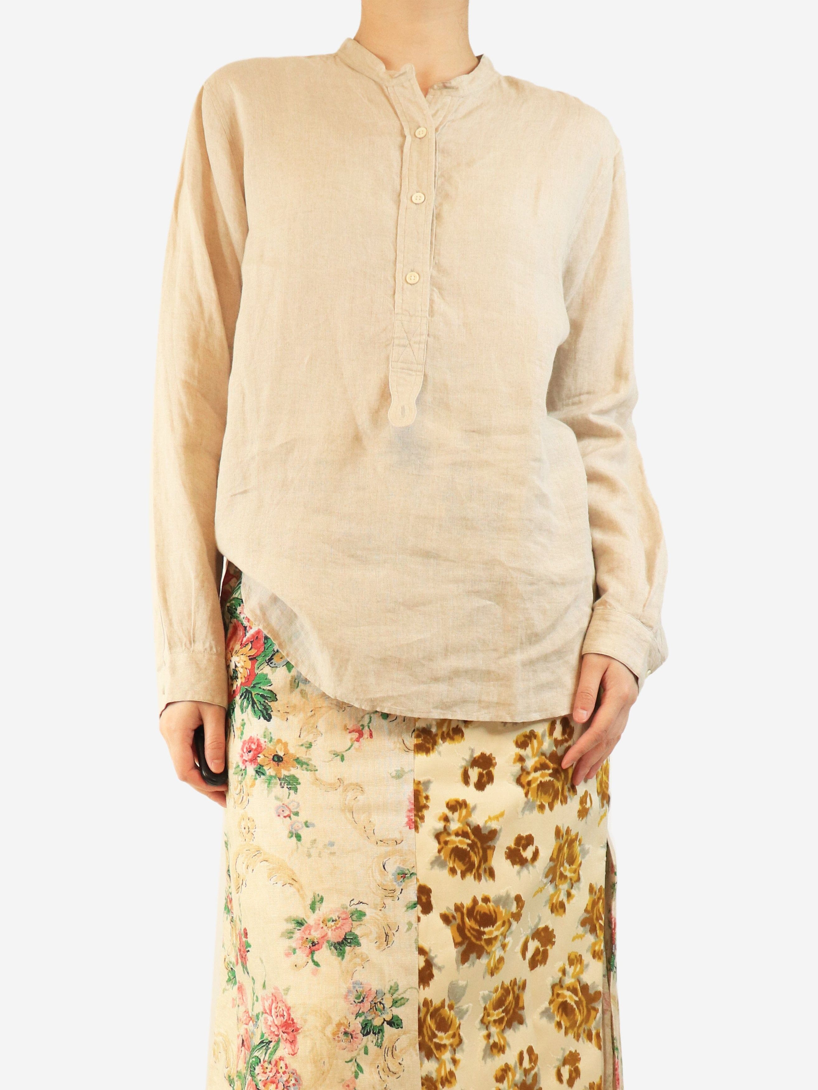 Other Neutral linen shirt - UK 10 Size M / US 6-8 / IT 42-44 - 1 Thumbnail