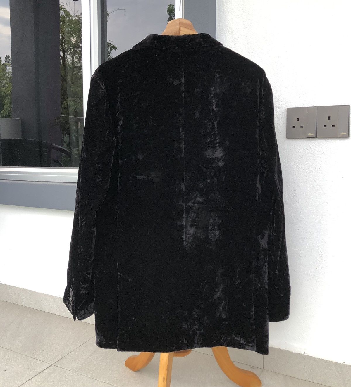 Burberry Burberry Black Label Velvet Lined Novacheck Blazer/Jacket Size US L / EU 52-54 / 3 - 3 Thumbnail