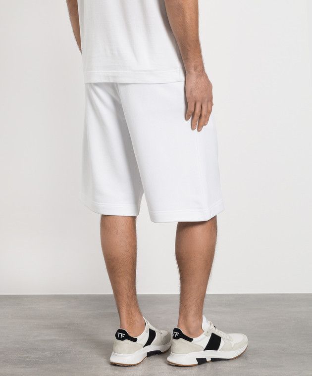 Givenchy o1srvl11e0325 Boxy Fit Bermuda Short in White Size US 38 / EU 54 - 3 Thumbnail