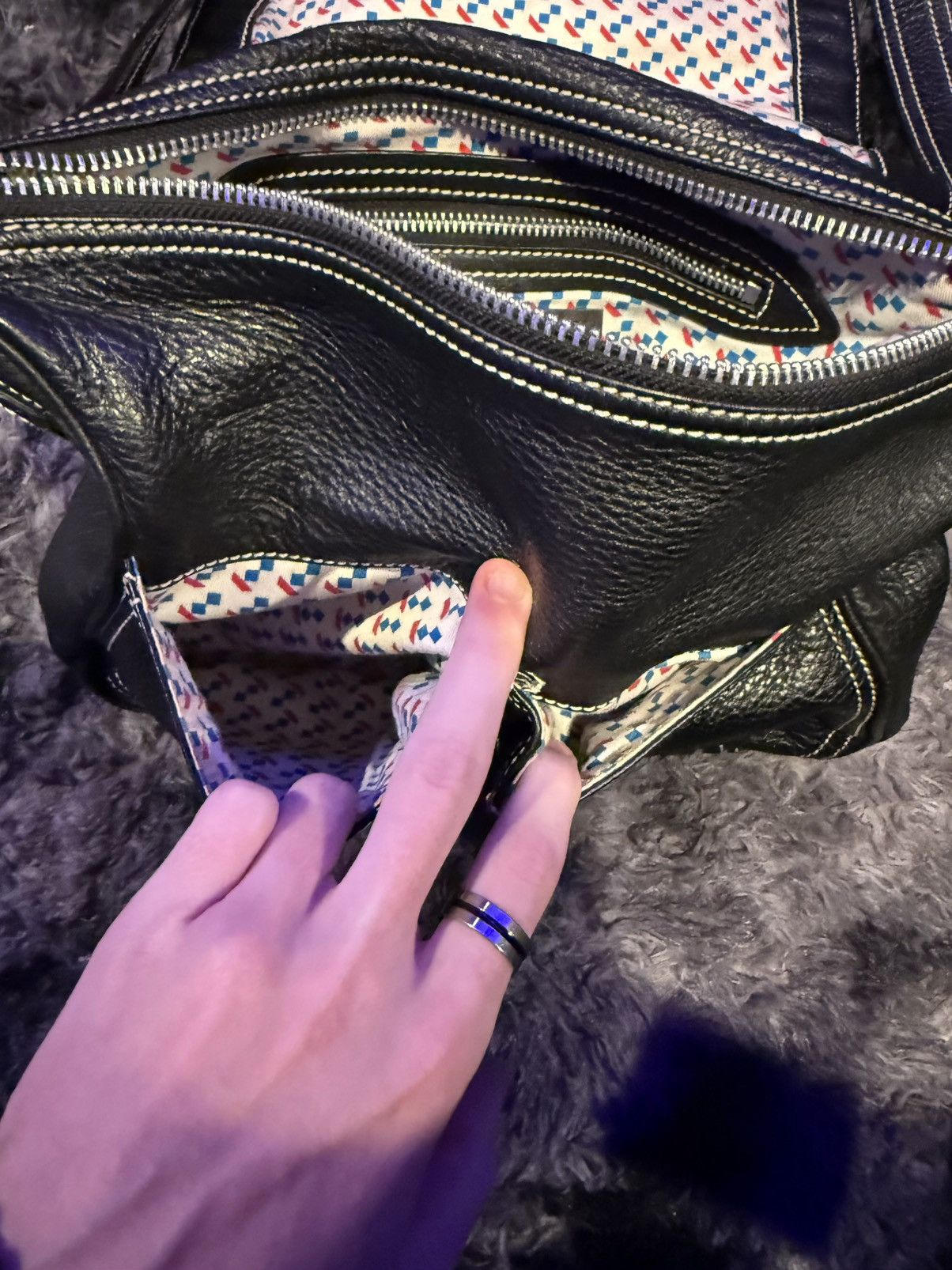 Marc by Marc Jacobs Marc by Marc Jacobs Black Leather Crossbody Bag Size ONE SIZE - 4 Thumbnail