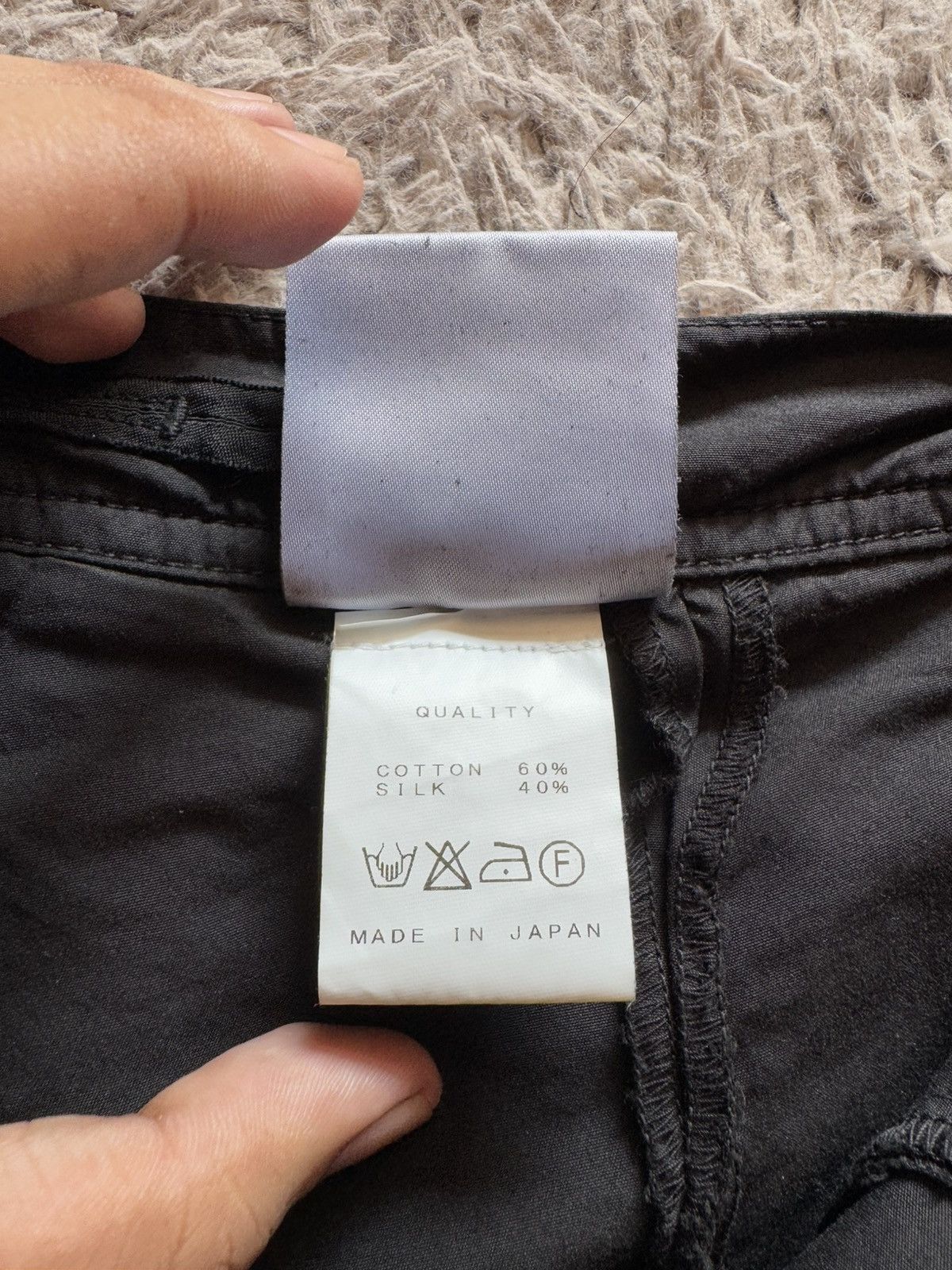 Japanese Brand × Julius Julius_7 ‘Ghost’ Black Wrap Skirt Pants Size US 30 / EU 46 - 11 Thumbnail