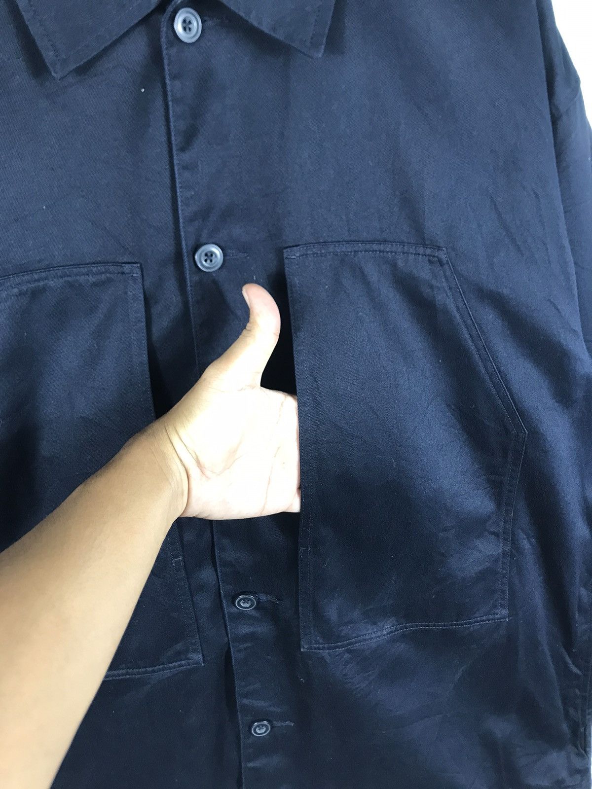 GU × Japanese Brand 🔥GU Button Workers Chore Shirt Jacket Size US XL / EU 56 / 4 - 6 Thumbnail