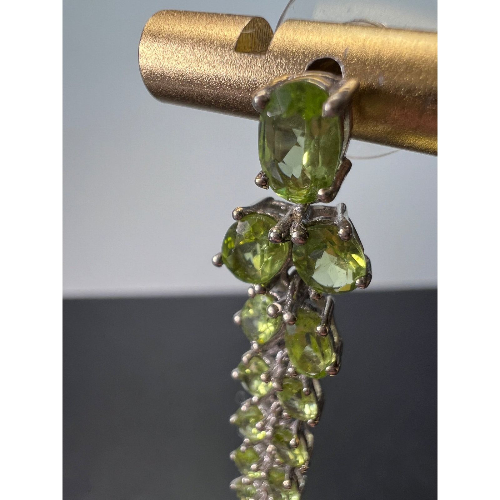 Other Peridot sterling silver chandelier earrings Size ONE SIZE - 8 Thumbnail