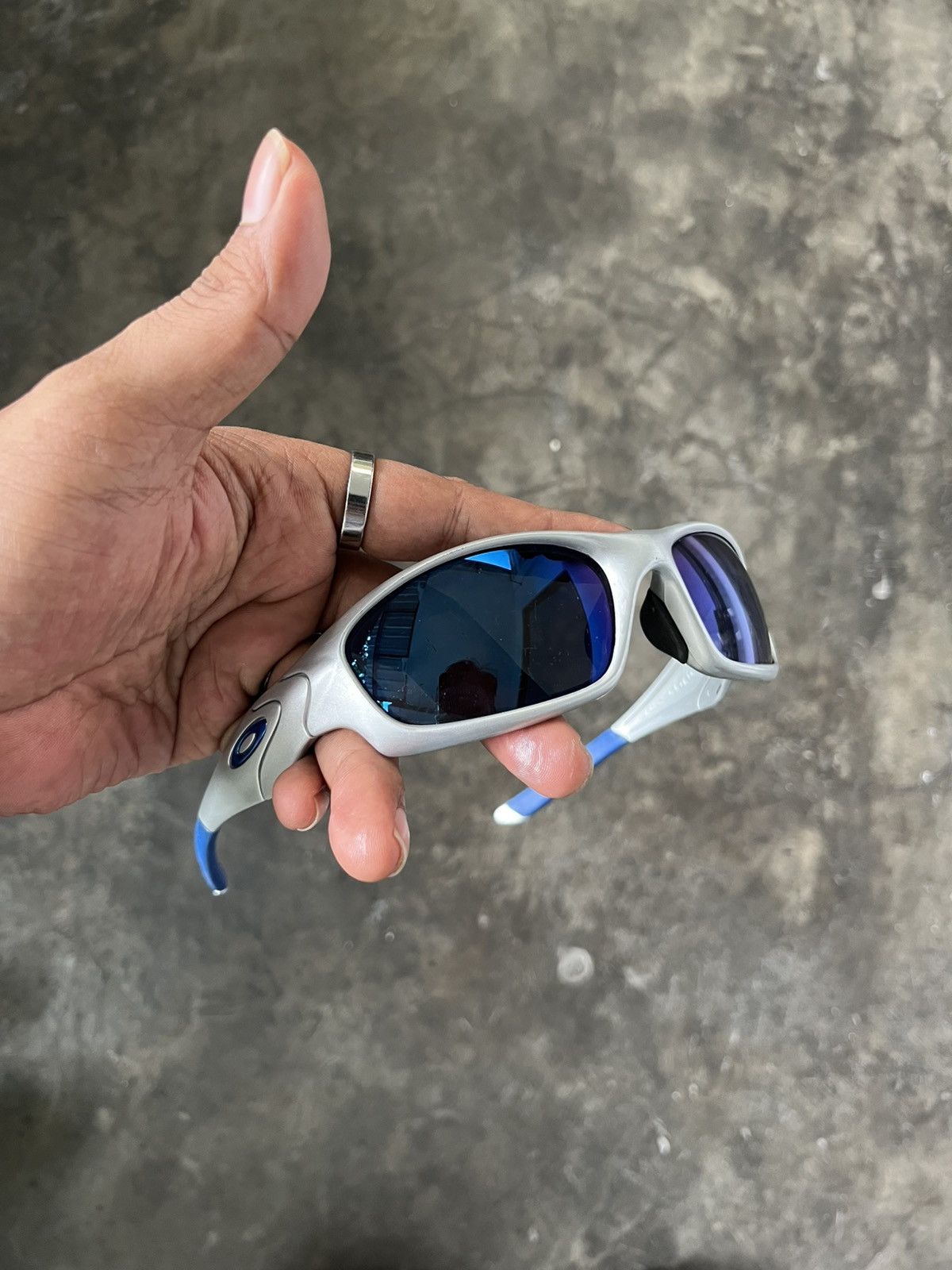 Oakley Oakley Straight Jacket 2.0 Silver / ice Size ONE SIZE - 10 Thumbnail