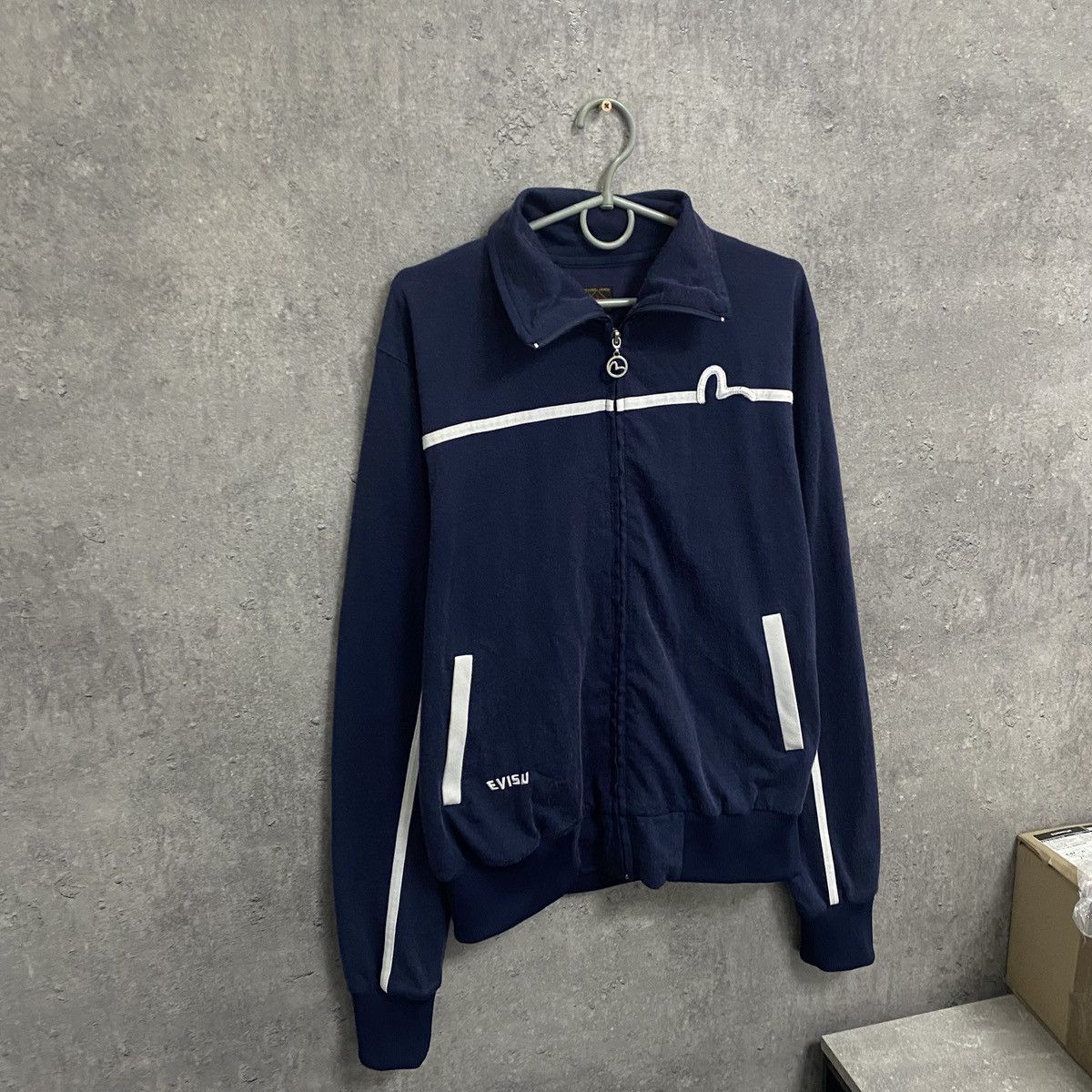 Evisu Vintage Evisu Full Zip Hoodie Big Logo Size US L / EU 52-54 / 3 - 3 Thumbnail