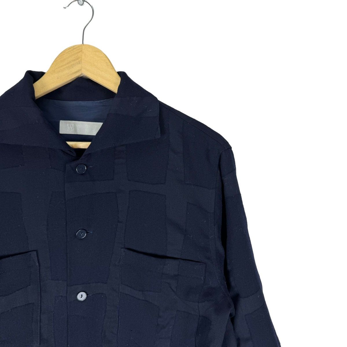 Yohji Yamamoto 🔥WORKSHOP YOHJI YAMAMOTO STRIPED BUTTON JACKET Size US M / EU 48-50 / 2 - 4 Thumbnail
