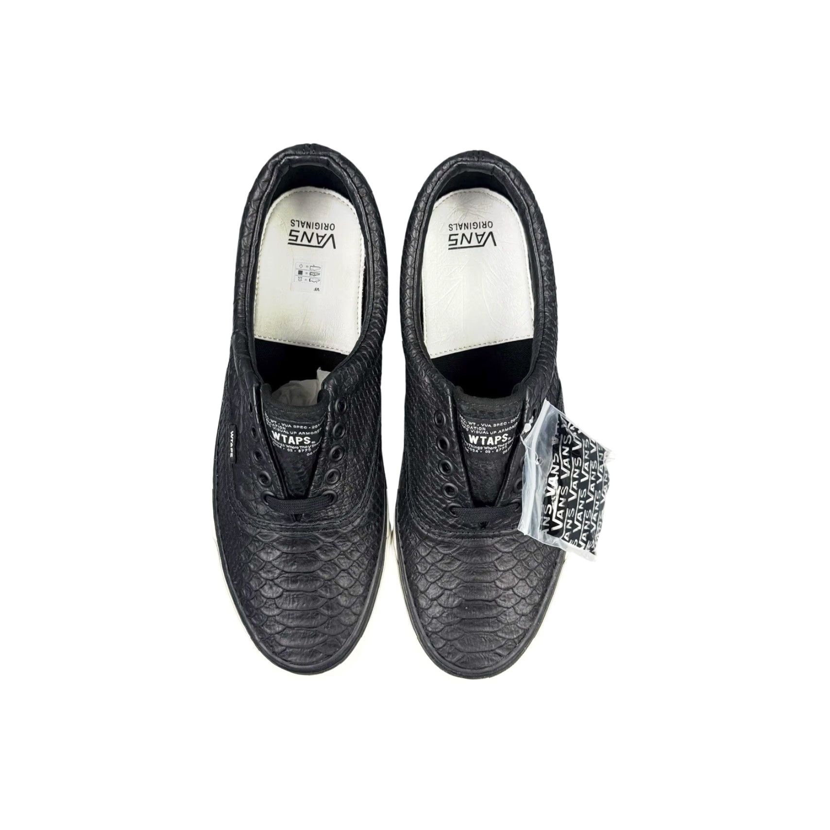 Vans VINTAGE Vans W Tap Era LX Anaconda Snakeskin Mens Size 10 New In Box Sneaker Black Snakeskin 2015 Mens Vans W Tap Era LX Anaconda Snakeskin Shoes Size US 10 / EU 43 - 3 Thumbnail