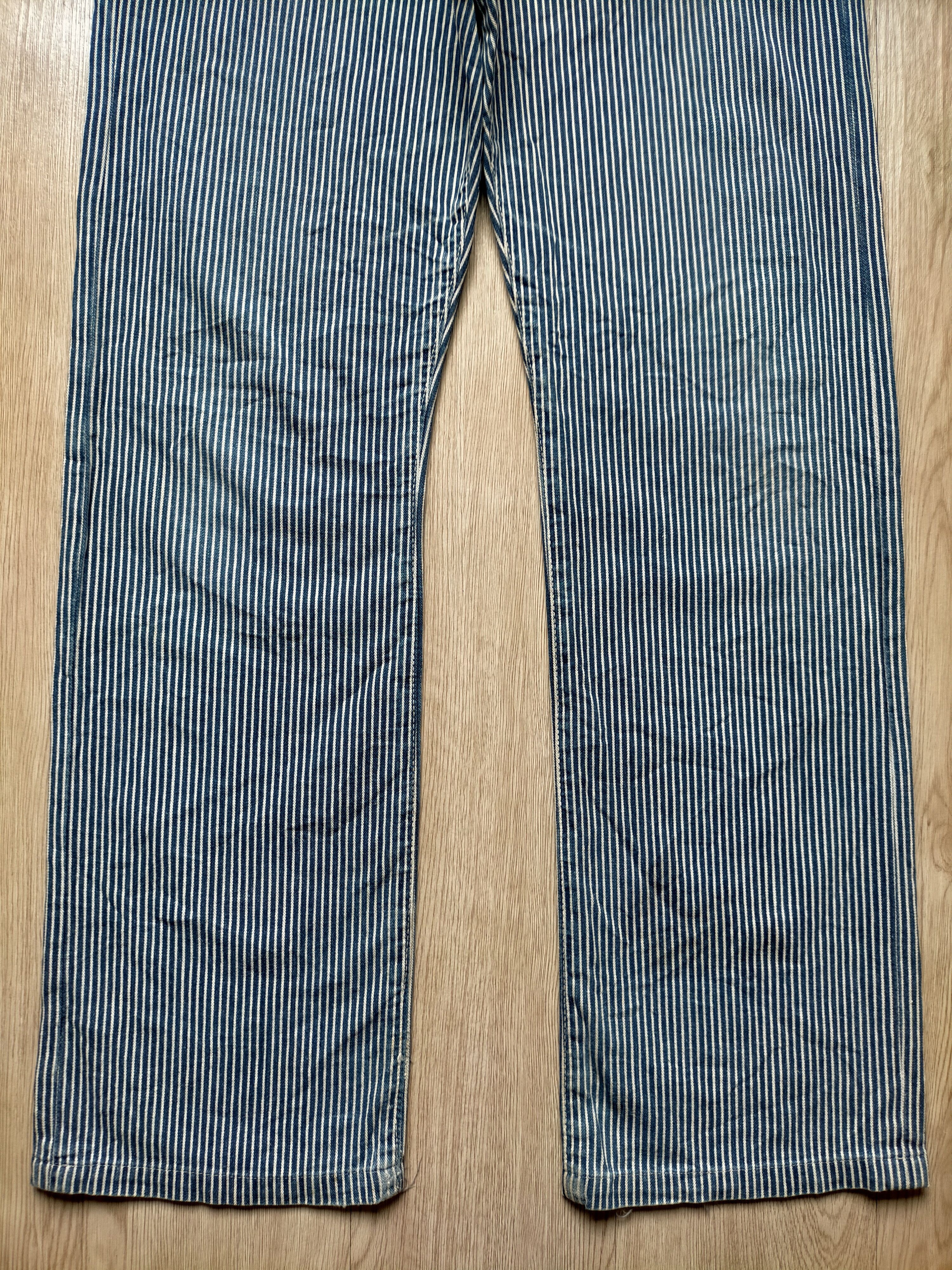 45rpm 45rpm Hickory Stripe Japan Denim pants Size US 28 / EU 44 - 6 Thumbnail
