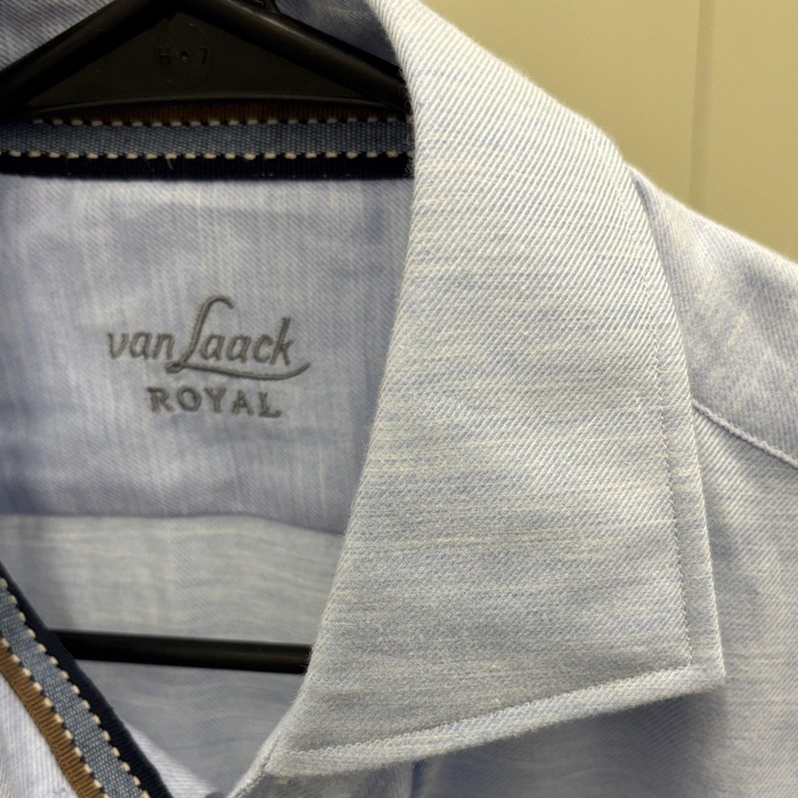 Other NWT Van Laack Royal Men's Classic Blue Dress Shirt Size M Size US M / EU 48-50 / 2 - 10 Thumbnail