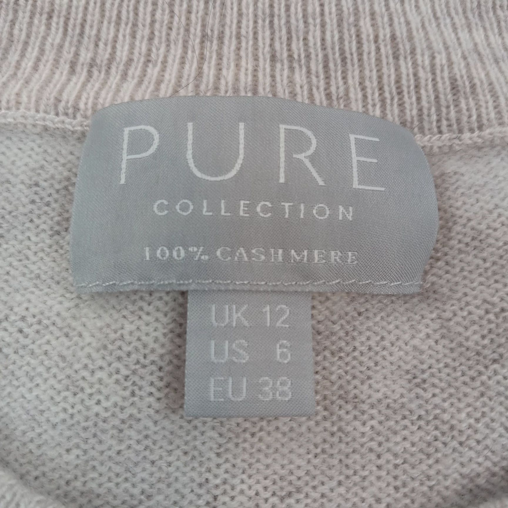 Vintage Pure Cashmere Sweater Womens Extra Large XL Purple Striped Size M / US 6-8 / IT 42-44 - 5 Thumbnail