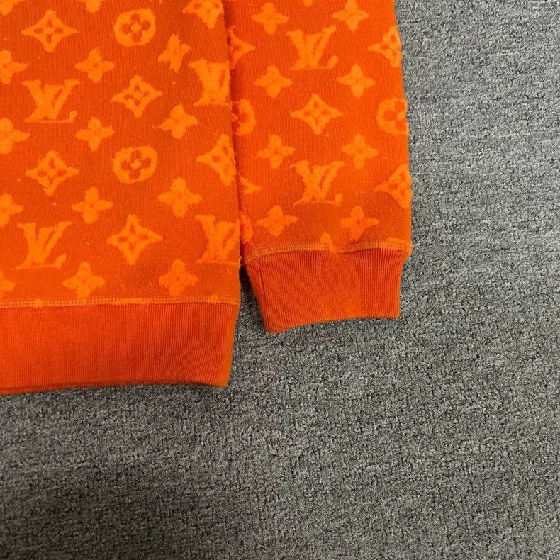 Louis Vuitton Louis Vuitton Orange Fleece Pullover Sweatshirt-2506 Size US M / EU 48-50 / 2 - 4 Thumbnail