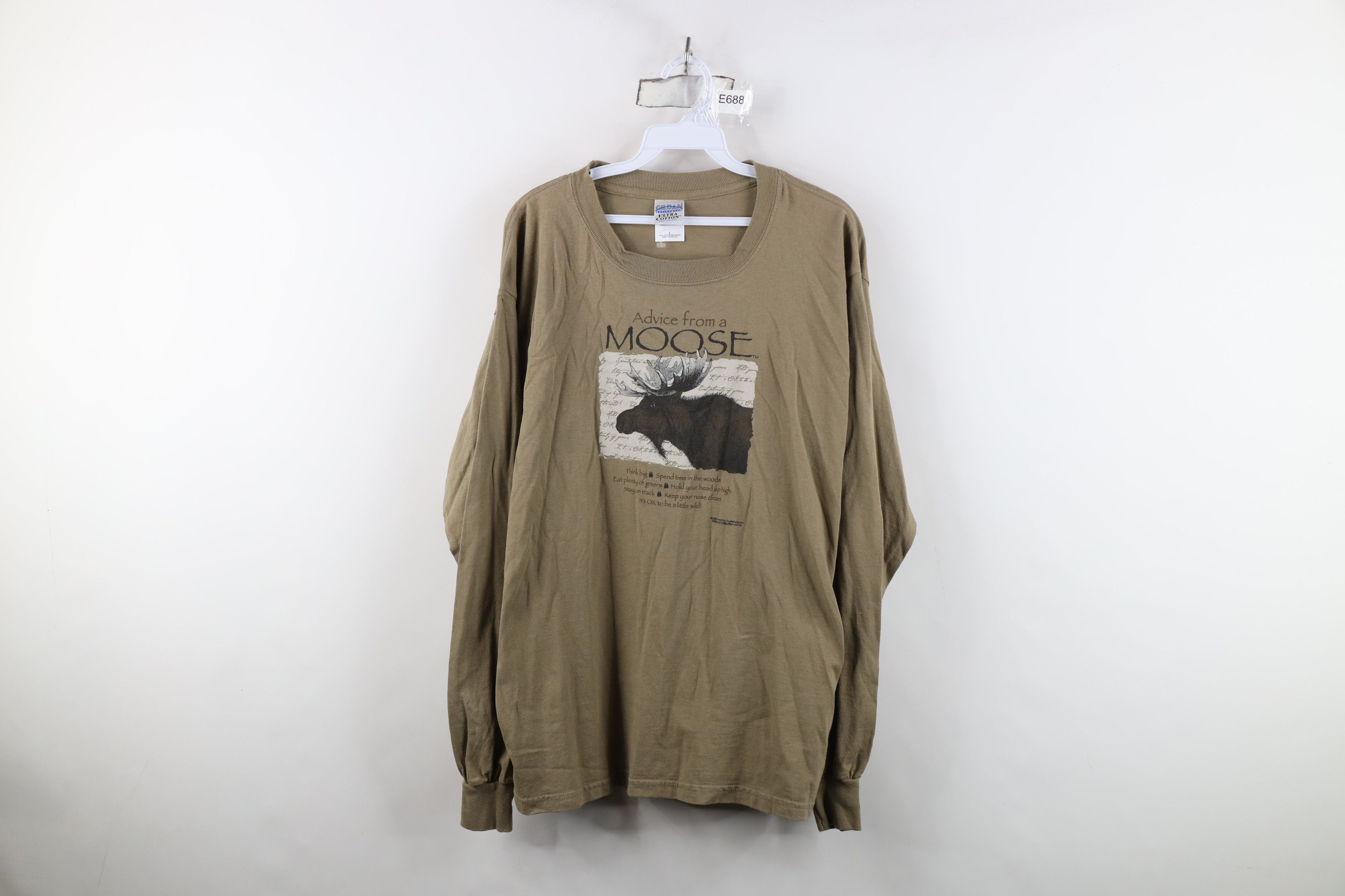 Vintage Vintage Y2K Streetwear From A Moose Long Sleeve T-Shirt Size US L / EU 52-54 / 3 - 1 Thumbnail