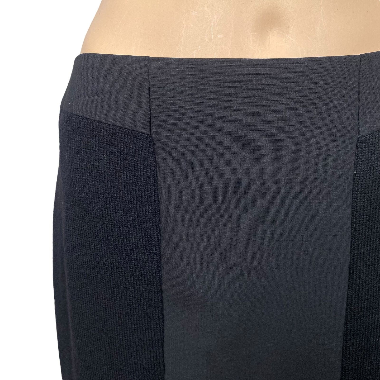 Hugo Boss Hugo Boss Valbone Black Mixed Classic Pencil Skirt SZ 6 Size 28" / US 6 / IT 42 - 2 Thumbnail