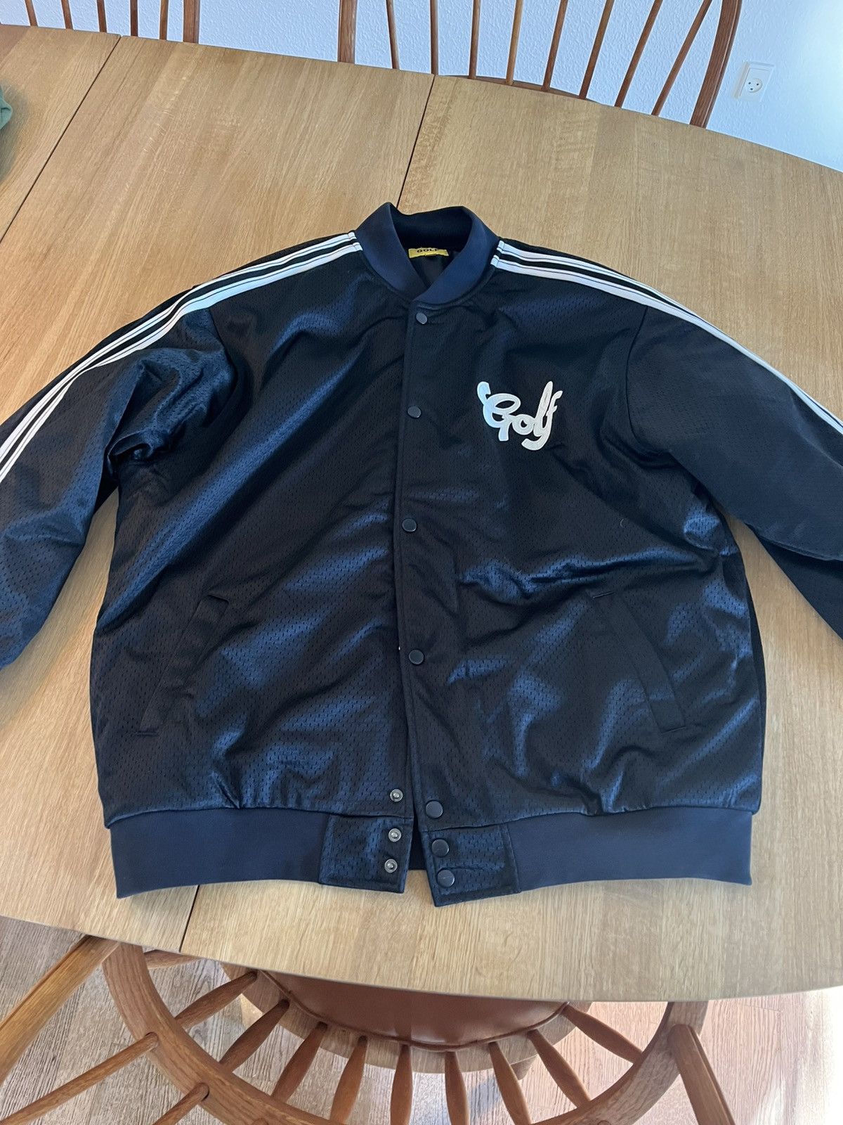 Mesh baseball jacket
