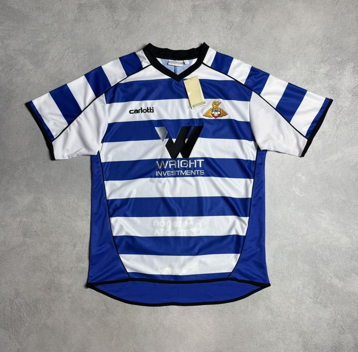 Vintage Doncaster Rovers 2007 2008 Away Shirt Soccer Jersey Carlotti Size US L / EU 52-54 / 3 - 1 Thumbnail