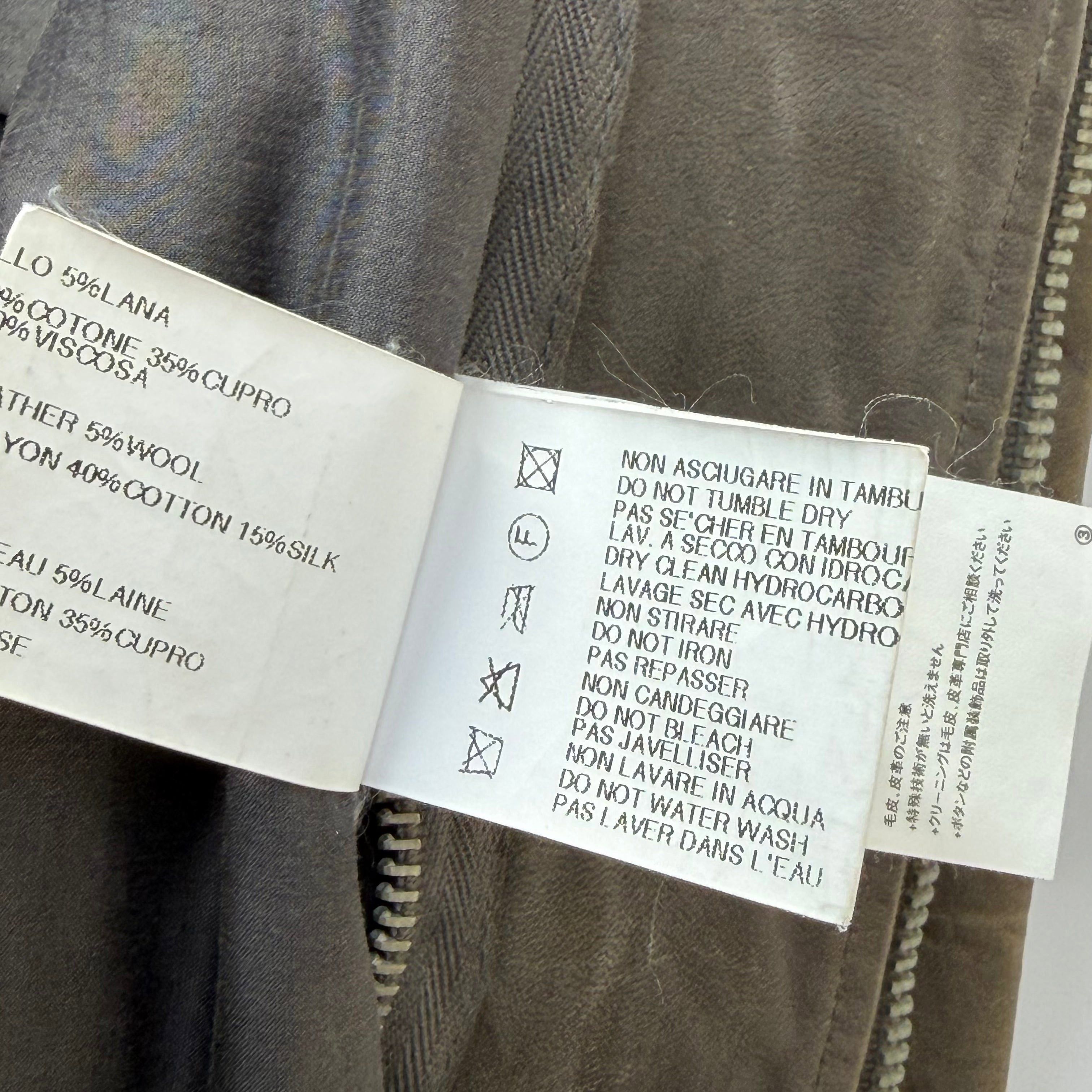 Rick Owens Rick Owens Grained Lamb Leather Racing Jacket XS Size US XS / EU 42 / 0 - 6 Thumbnail