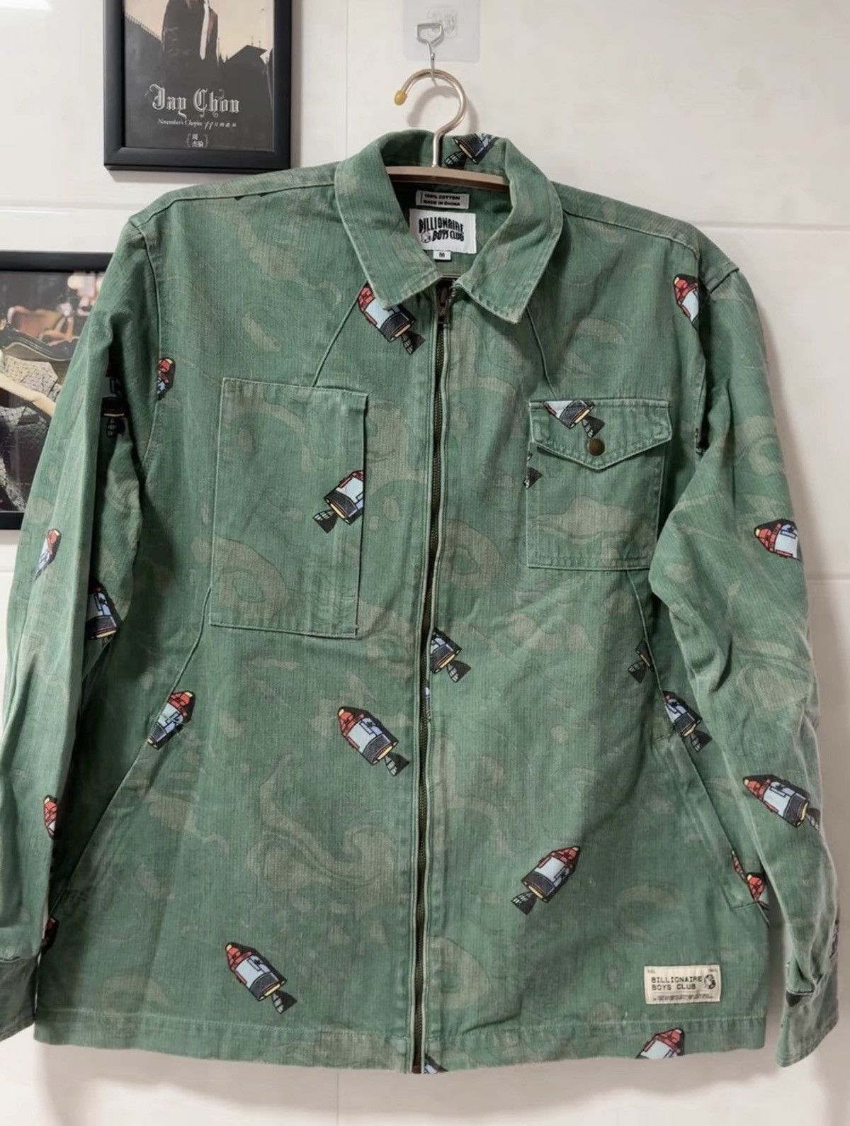 Billionaire Boys Club BBC Rocket All-Over Print Jacket Size US M / EU 48-50 / 2 - 1 Thumbnail