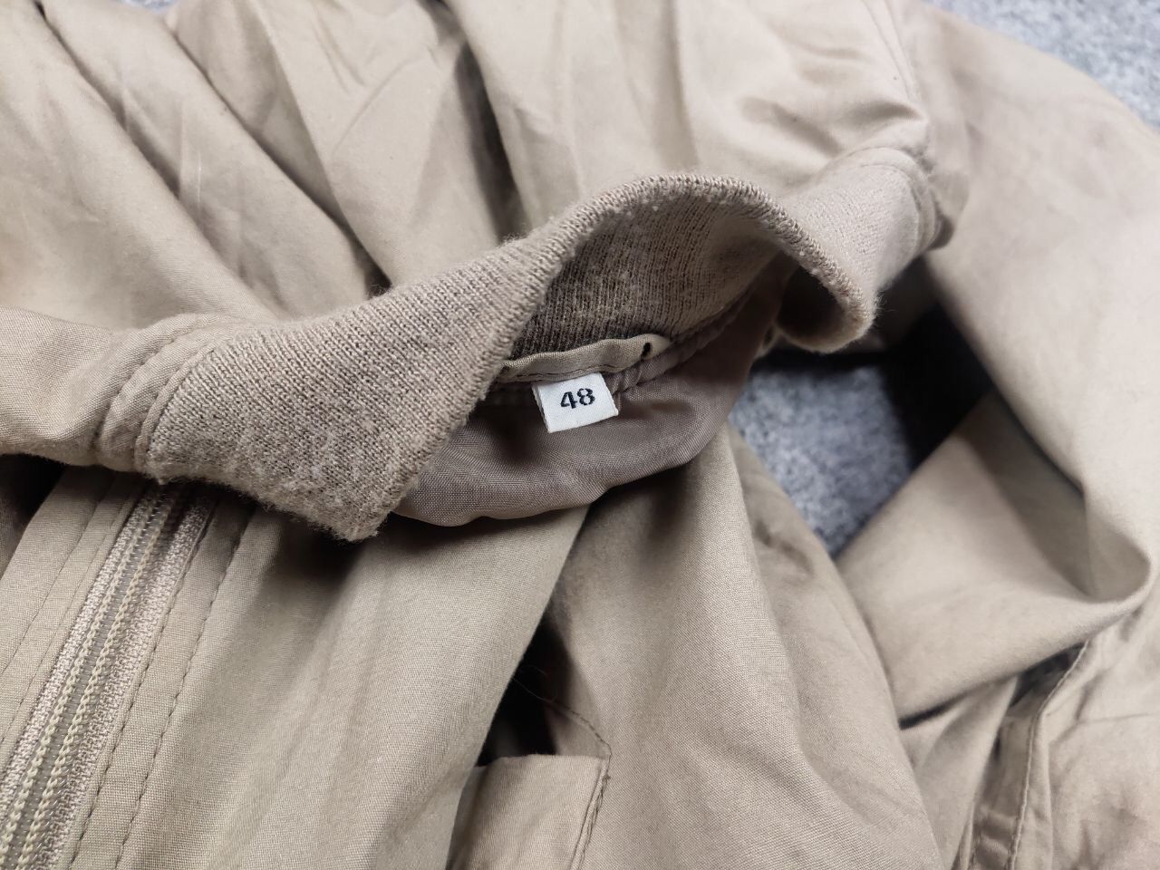 Lacoste Vintage 90's Lacoste custom double logo Beige Bomber Jacket Size US M / EU 48-50 / 2 - 19 Thumbnail