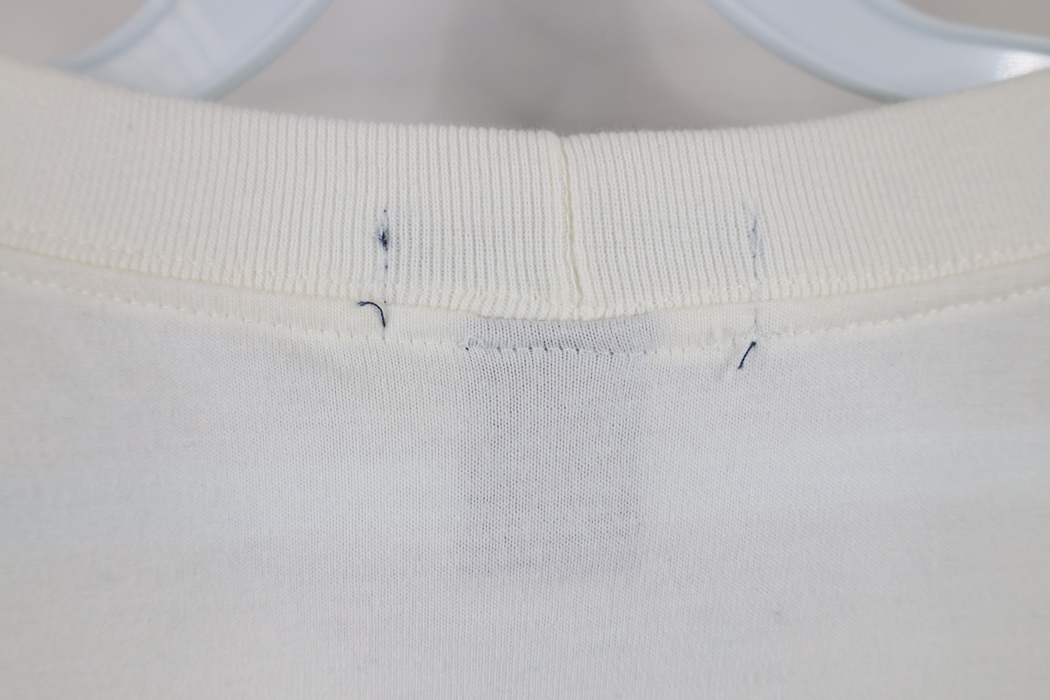 Lands' End × Vintage Vintage 90s Lands End Cotton Long Sleeve T-Shirt White USA Size US XXL / EU 58 / 5 - 9 Thumbnail
