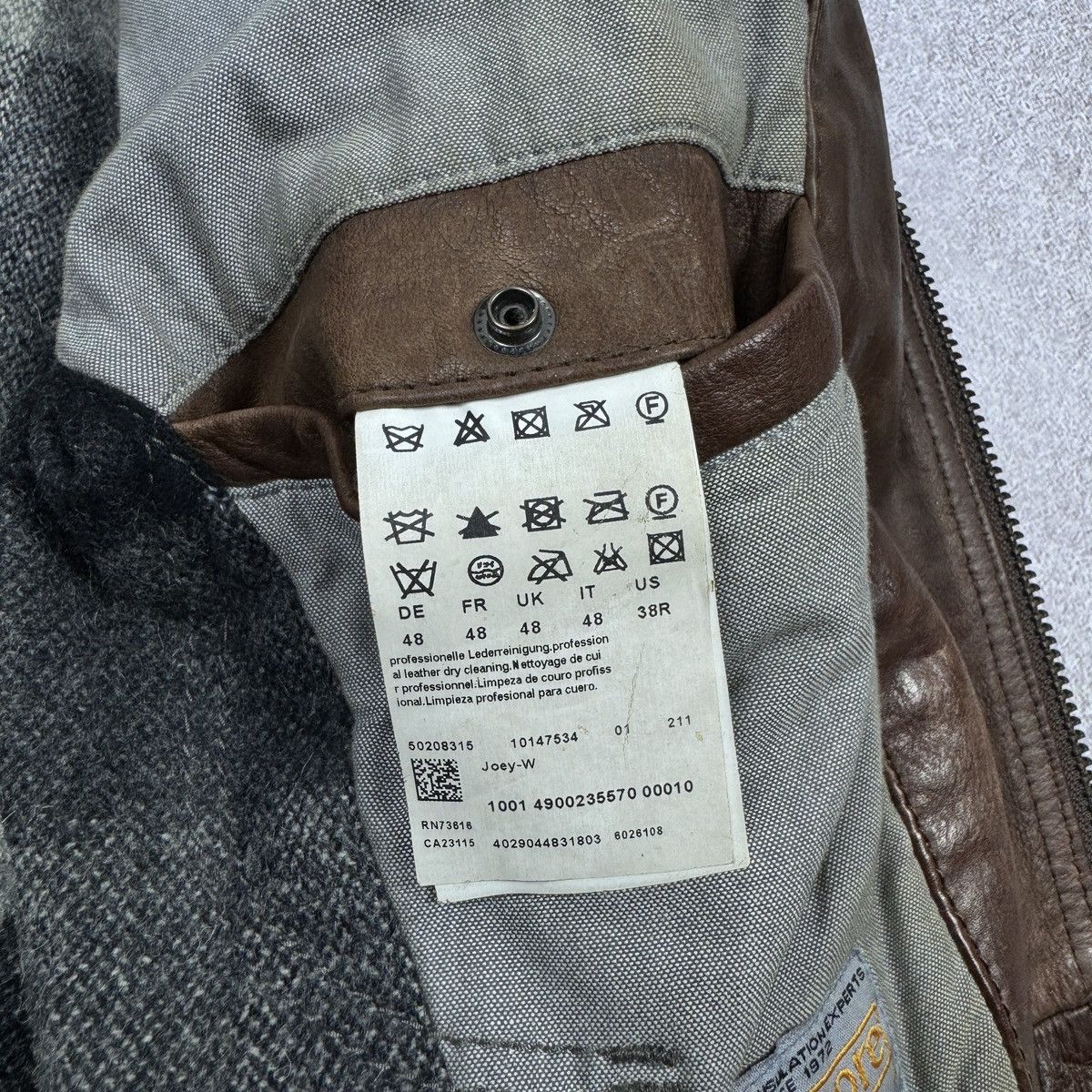 Hugo Boss Hugo Boss Joey-W Thermore Cow Leather Warm Jacket Size 48 Size US M / EU 48-50 / 2 - 14 Thumbnail