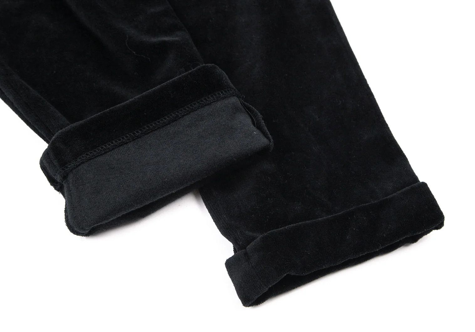 Jean Paul Gaultier Velvet Pile Side-Opening Pants in Black, Size 48 Size US 32 / EU 48 - 6 Thumbnail