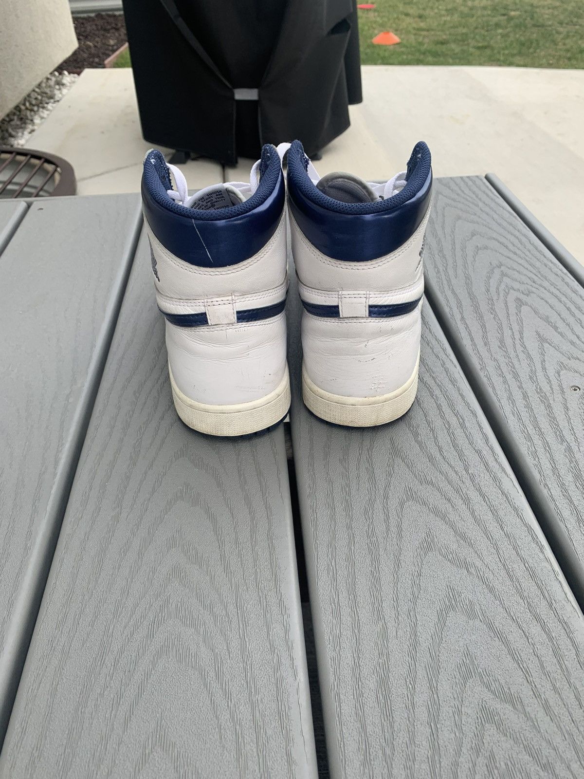 Jordan Brand Air Jordan 1 Retro High OG Metallic Navy 2016 Size US 11 / EU 44 - 2 Thumbnail