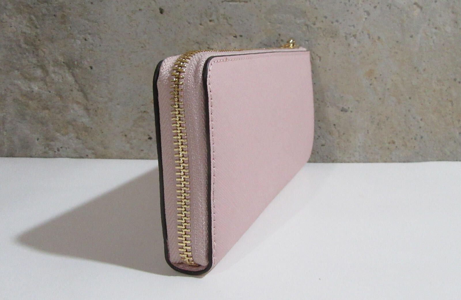 Michael Kors Michael Kors Large Three Quarter Zip Leather Wallet Size ONE SIZE - 8 Thumbnail