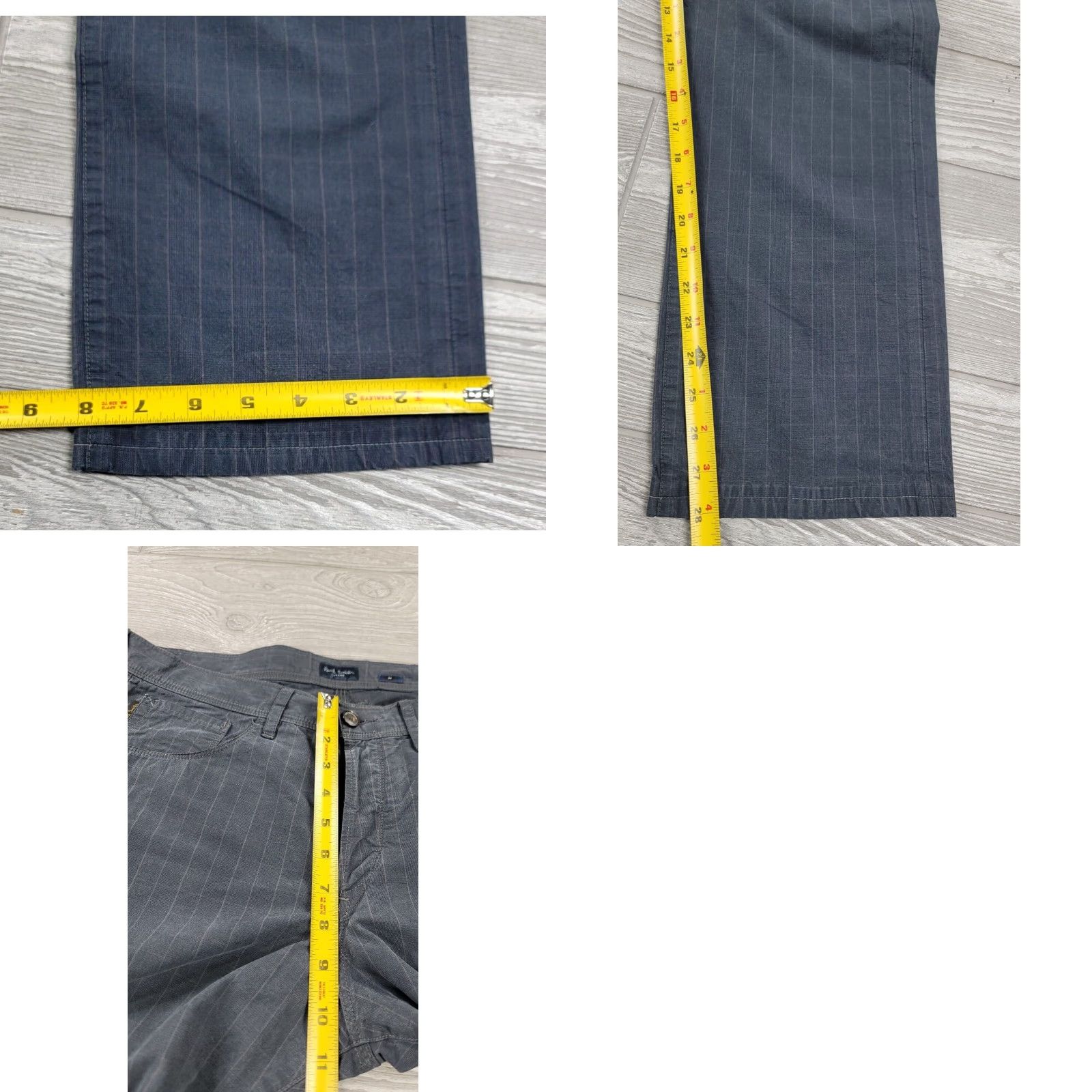 Paul Smith Paul Smith Jeans Cotton Trousers Pants 34x28 Gray Tattersall Check Button Fly Mens Pants Chino Size US 34 / EU 50 - 10 Thumbnail