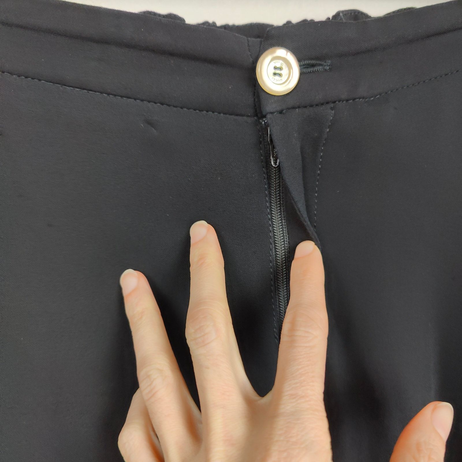 Gucci Gucci Silk Blend Pants Womens IT 40 US Small Black Size 27" / US 4 / IT 40 - 4 Thumbnail