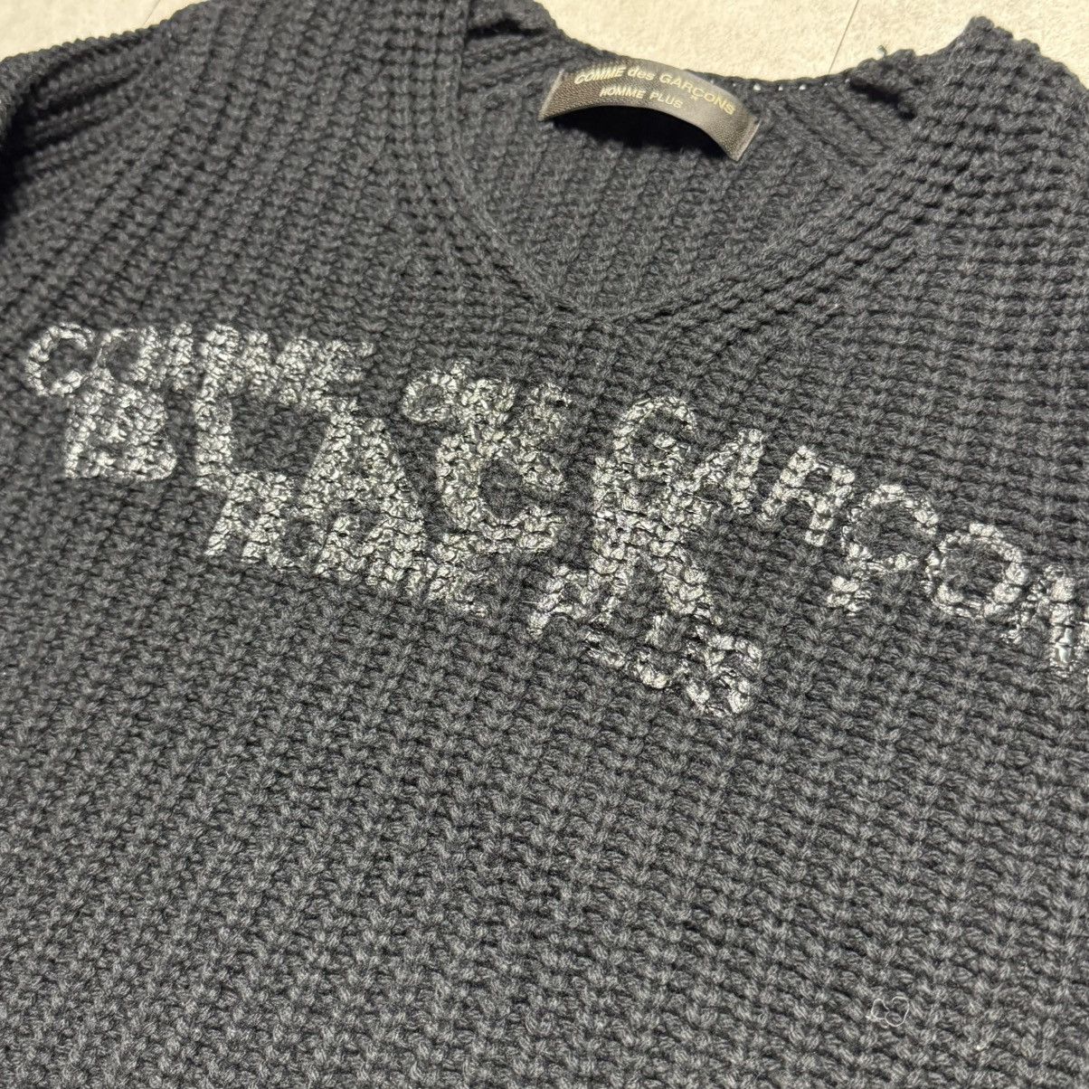 Comme des Garcons Homme Plus Comme des Garcons Homme Plus Black Sweater Size US M / EU 48-50 / 2 - 4 Thumbnail