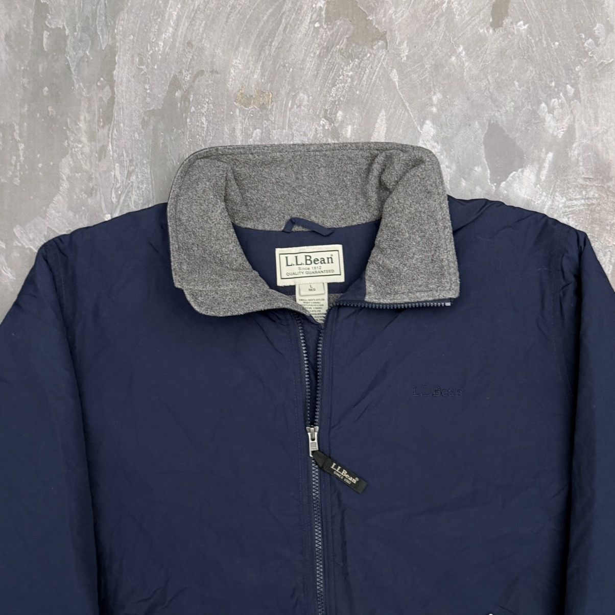 L.L. Bean Vintage 90s L.L.Bean Windbreaker Fleece Zip Up Jacket Y2K Size US L / EU 52-54 / 3 - 2 Thumbnail