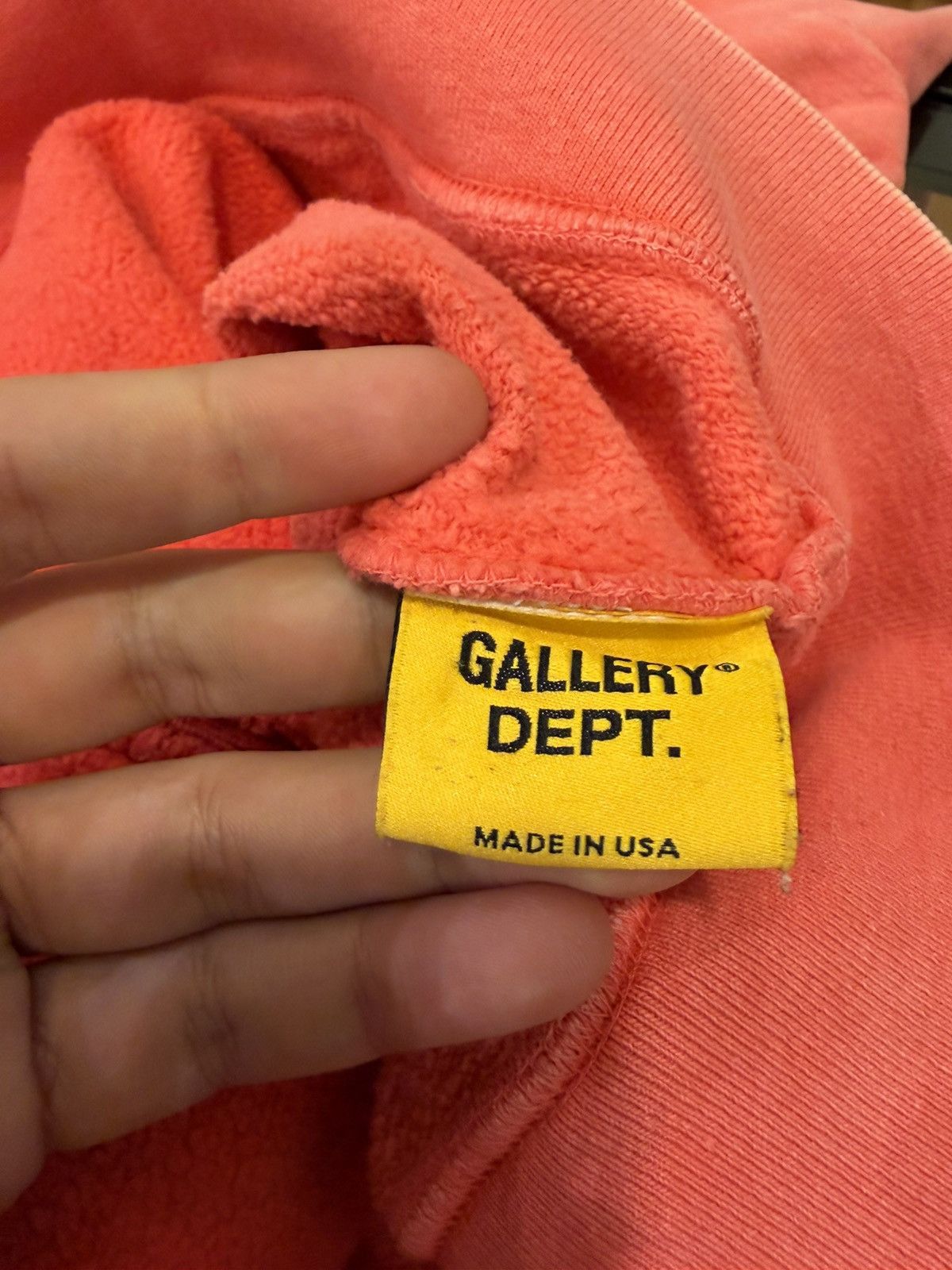 Gallery Dept. Gallery Dept Full Zip Hoodie - Sun Faded Red Size US XL / EU 56 / 4 - 6 Thumbnail
