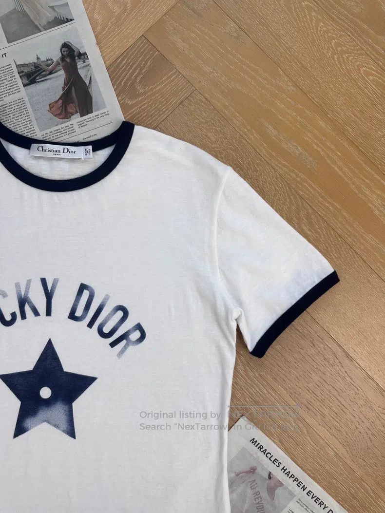Other Dior White Lucky Star Little Bee CD Printed T-shirt Size S / US 4 / IT 40 - 5 Thumbnail