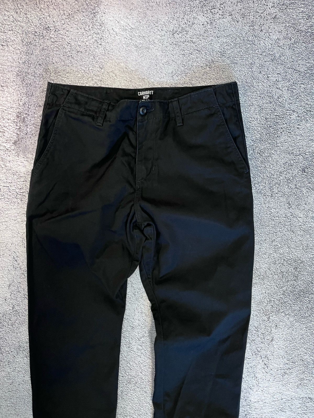 Carhartt Wip Carhartt WIP Clute Pants Black Workwear Chino Streetwear Size US 32 / EU 48 - 6 Thumbnail
