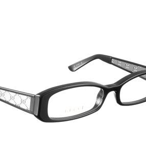 Gucci Gucci 00s Black Silver Monogram Glasses Size ONE SIZE - 4 Thumbnail