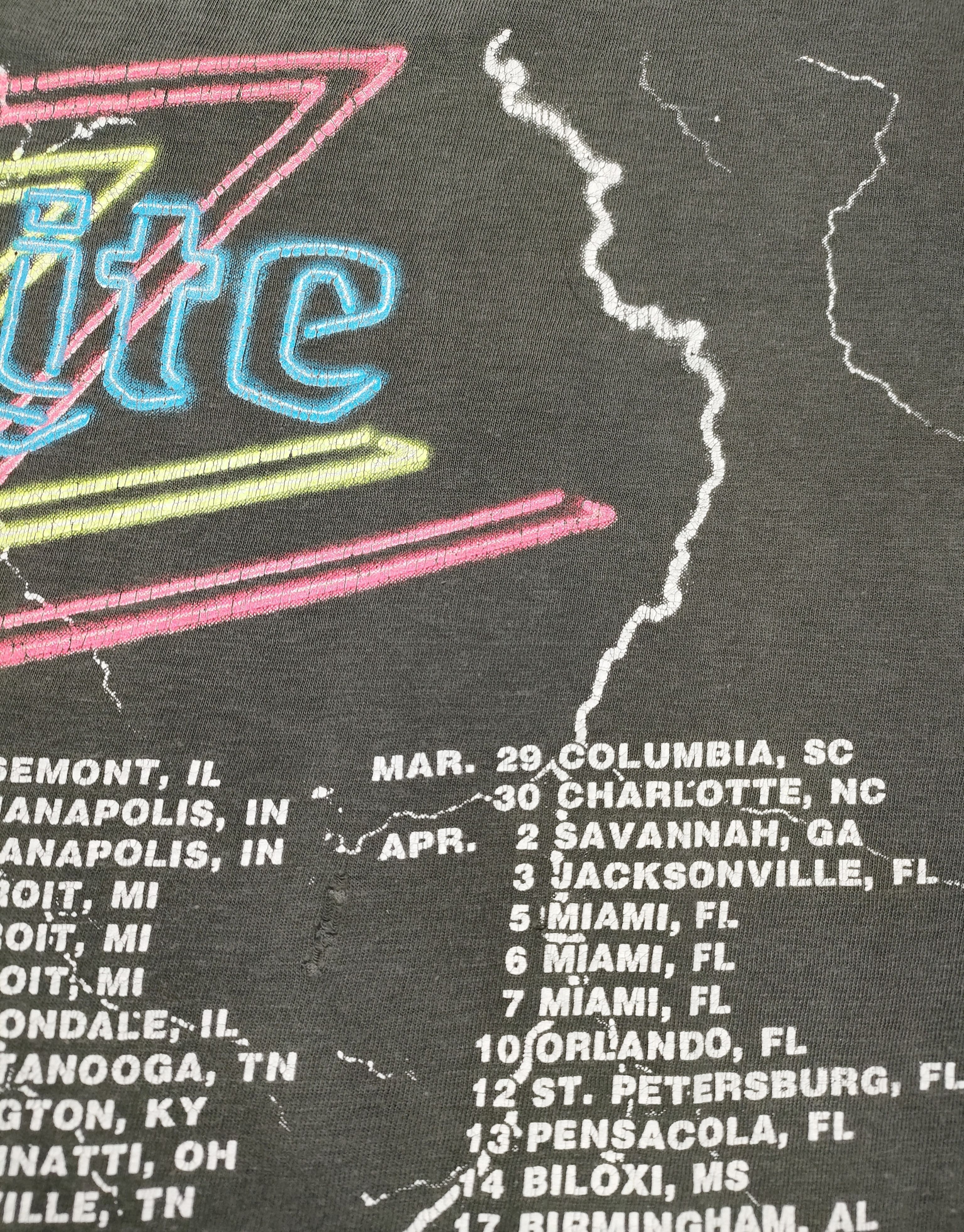 Band Tees 90s ZZ TOP RECYCLER WORLD TOUR 1991 Vintage Tee Size US L / EU 52-54 / 3 - 14 Thumbnail