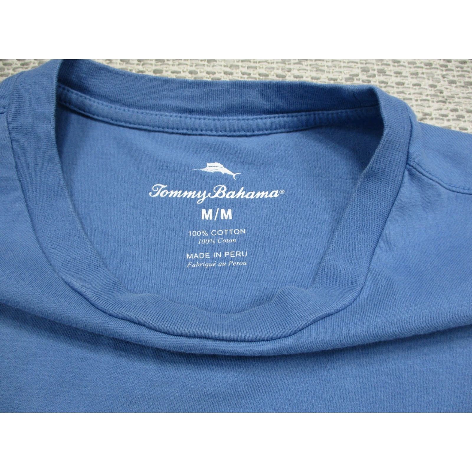 Tommy Bahama Tommy Bahama T-Shirt Mens Medium Graphic Tee Short Sleeve Lounge Reel World 90s California Dad Retro USA Aloha Logo Pocket Size US M / EU 48-50 / 2 - 7 Thumbnail