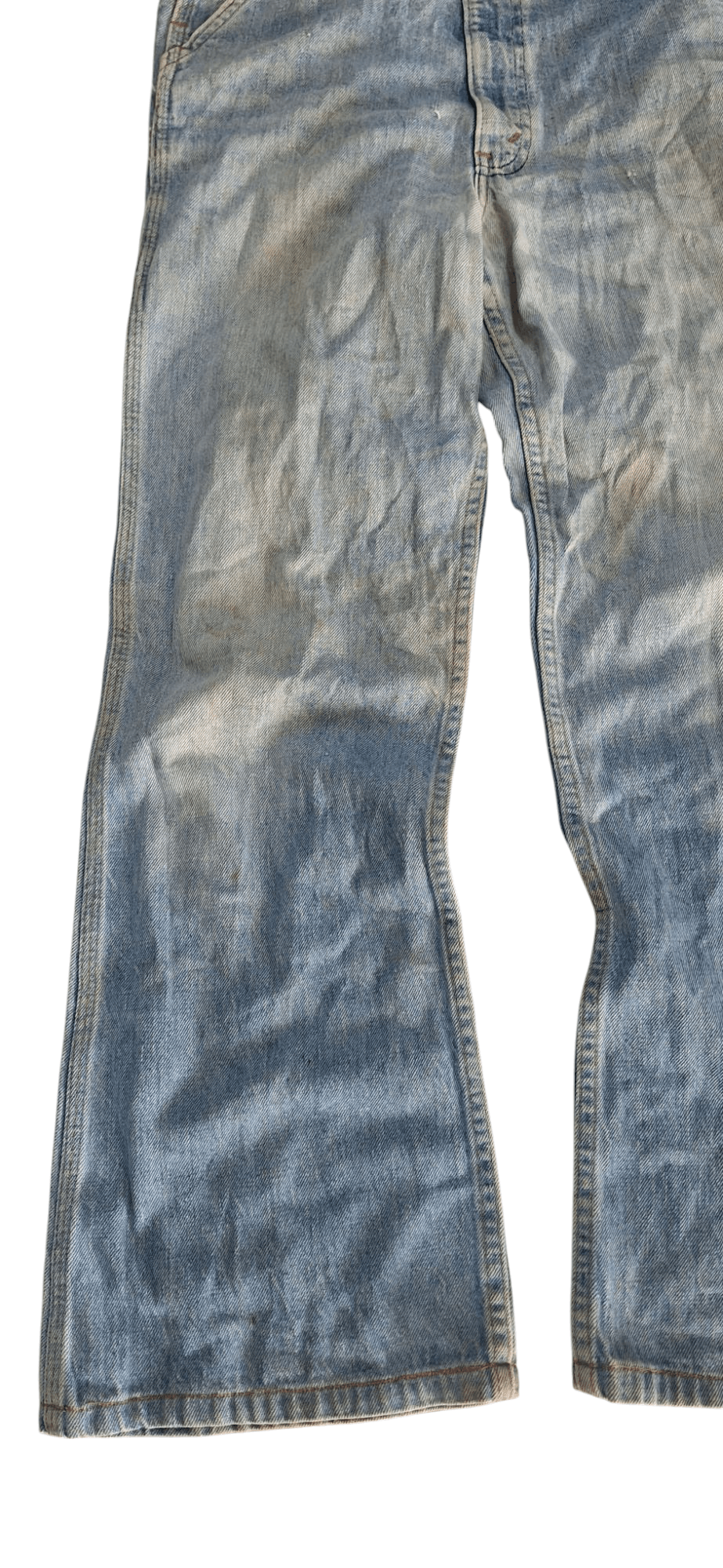 Levi's × Levi's Vintage Clothing Vintage Levis Orange Tab Talon Zipper Flare Overalls Size US 28 / EU 44 - 7 Thumbnail