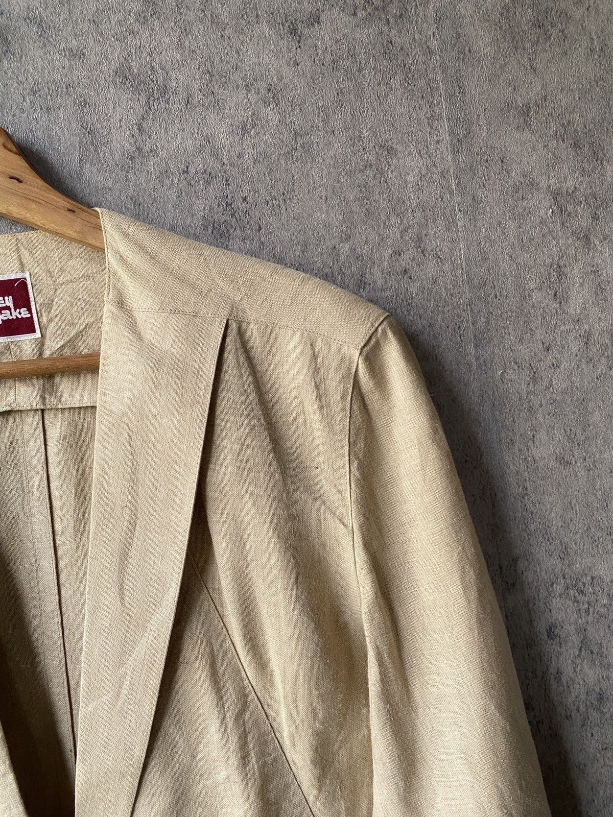 Issey Miyake Vintage 70s/80s Issey Miyake Square Label Linen Coat Jacket Size M / US 6-8 / IT 42-44 - 7 Thumbnail