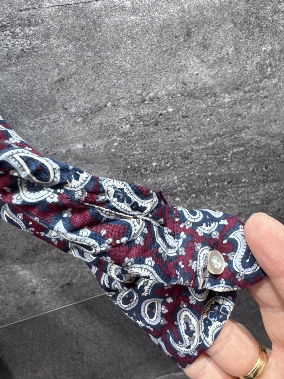 Other POP London Mens Shirt Paisley Long Sleeve Button Up Size S Size US S / EU 44-46 / 1 - 15 Thumbnail