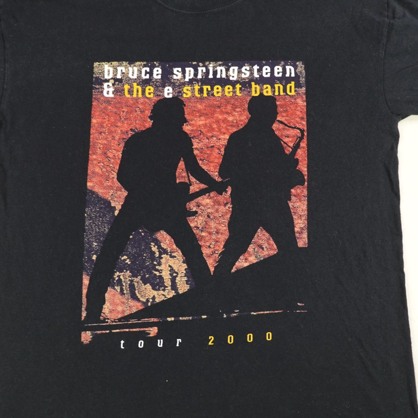 Vintage VINTAGE Bruce Springsteen Shirt XL Black Graphic Print 2000 E Street Band Concert Mens Size US XL / EU 56 / 4 - 2 Thumbnail