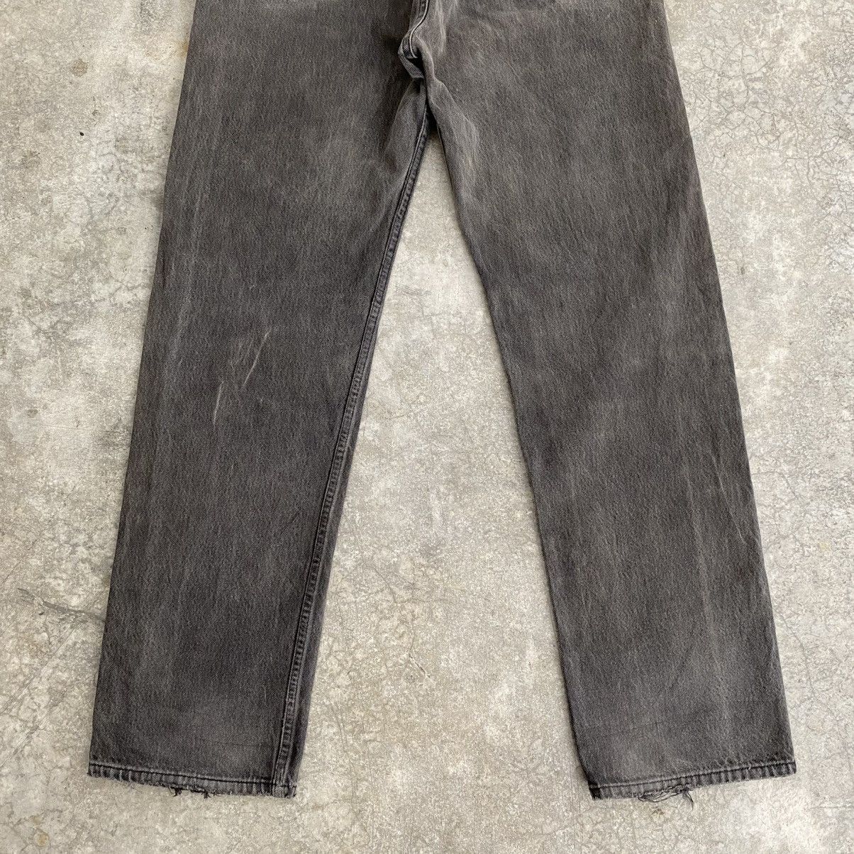 Levi's Size 35x32 Vintage 1995 Levis 501 Faded Black Denim Jeans Size US 35 - 11 Thumbnail