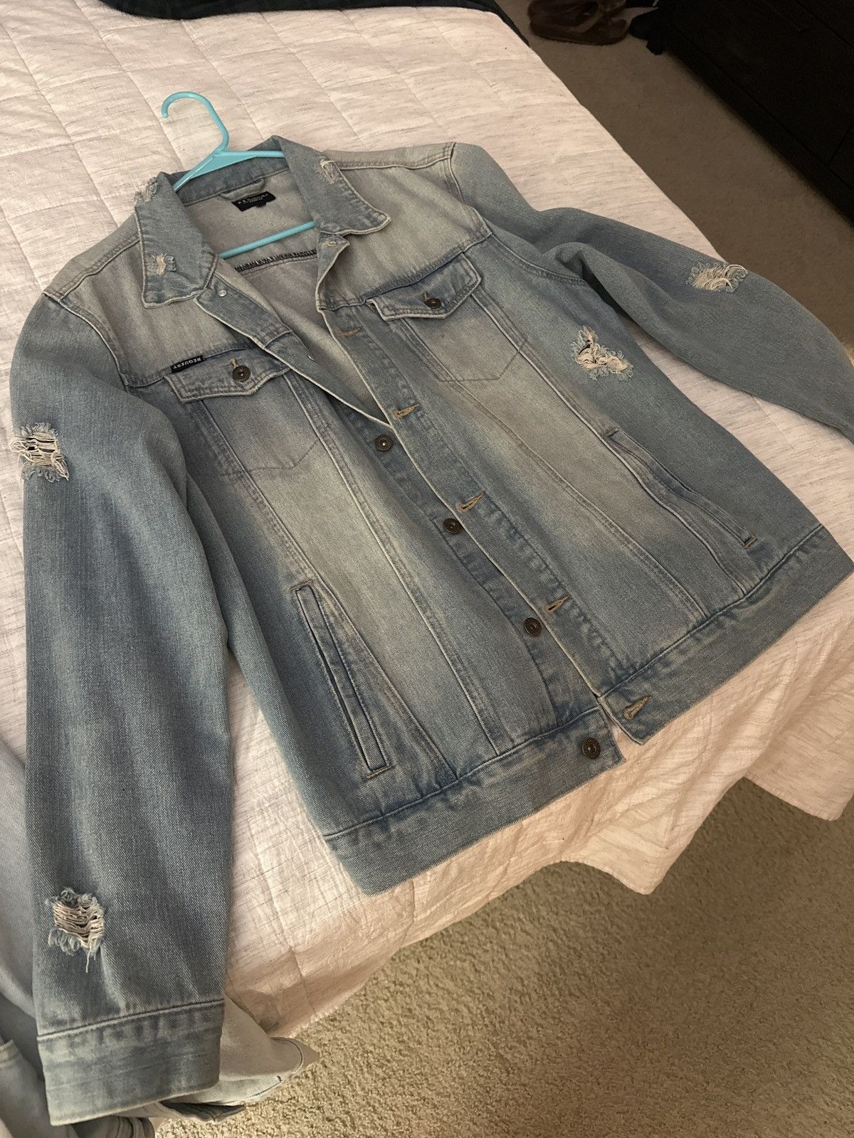 Request Jeans Request Premium Denim Jacket Size US XL / EU 56 / 4 - 1 Thumbnail