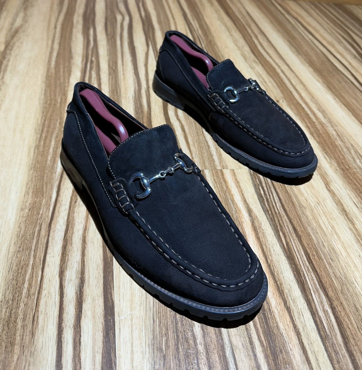 Tasso Elba Tasso Elba Dark Brown Suede Slip-On Loafers Size 10 1/2 Size US 10.5 / EU 43-44 - 2 Thumbnail