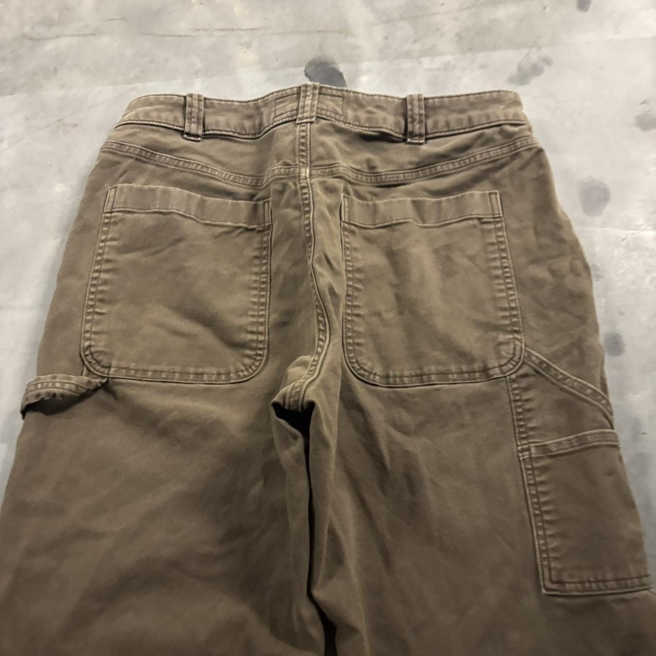 Vintage Crazy Vintage Y2K/2000s Brown Streetwear Carpenter Pants! 32x28 Size US 32 / EU 48 - 7 Thumbnail